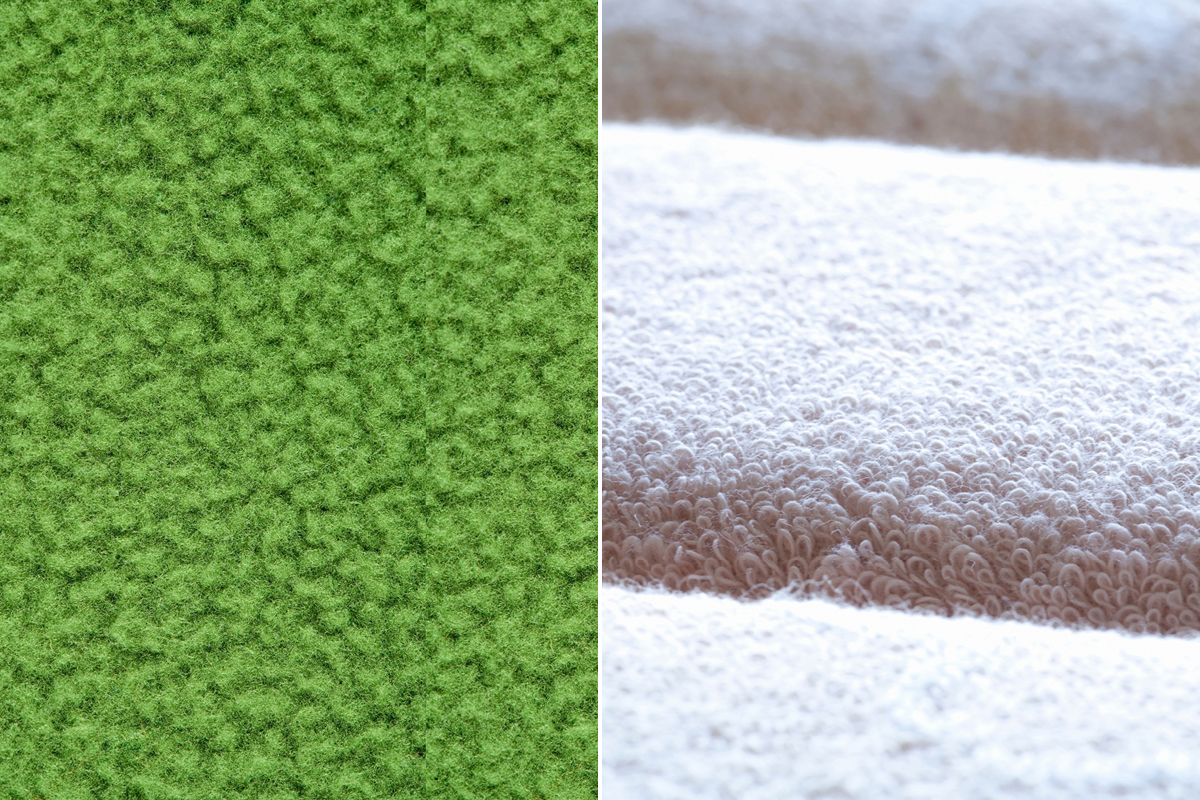 Brushed fleece vs. Unbrushed fleece